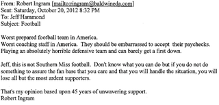 Illustration for article titled "In The Oil Business, We Call It A Dry Hole": Angry Letters Boosters Send The AD When The Football Team Goes 0-12